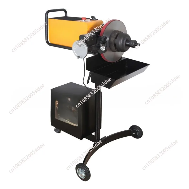 Brake Disc Lathe 750W on Car and off-Car Drive speed150rpm Brake Disc Aligner Machine and Accessories