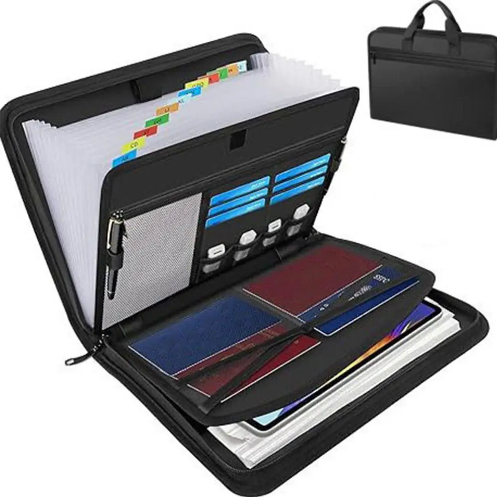 a4-zipper-file-bag-waterproof-fireproof-document-bag-foldable-accordion-file-pouch-large-capacity-document-storage-bag