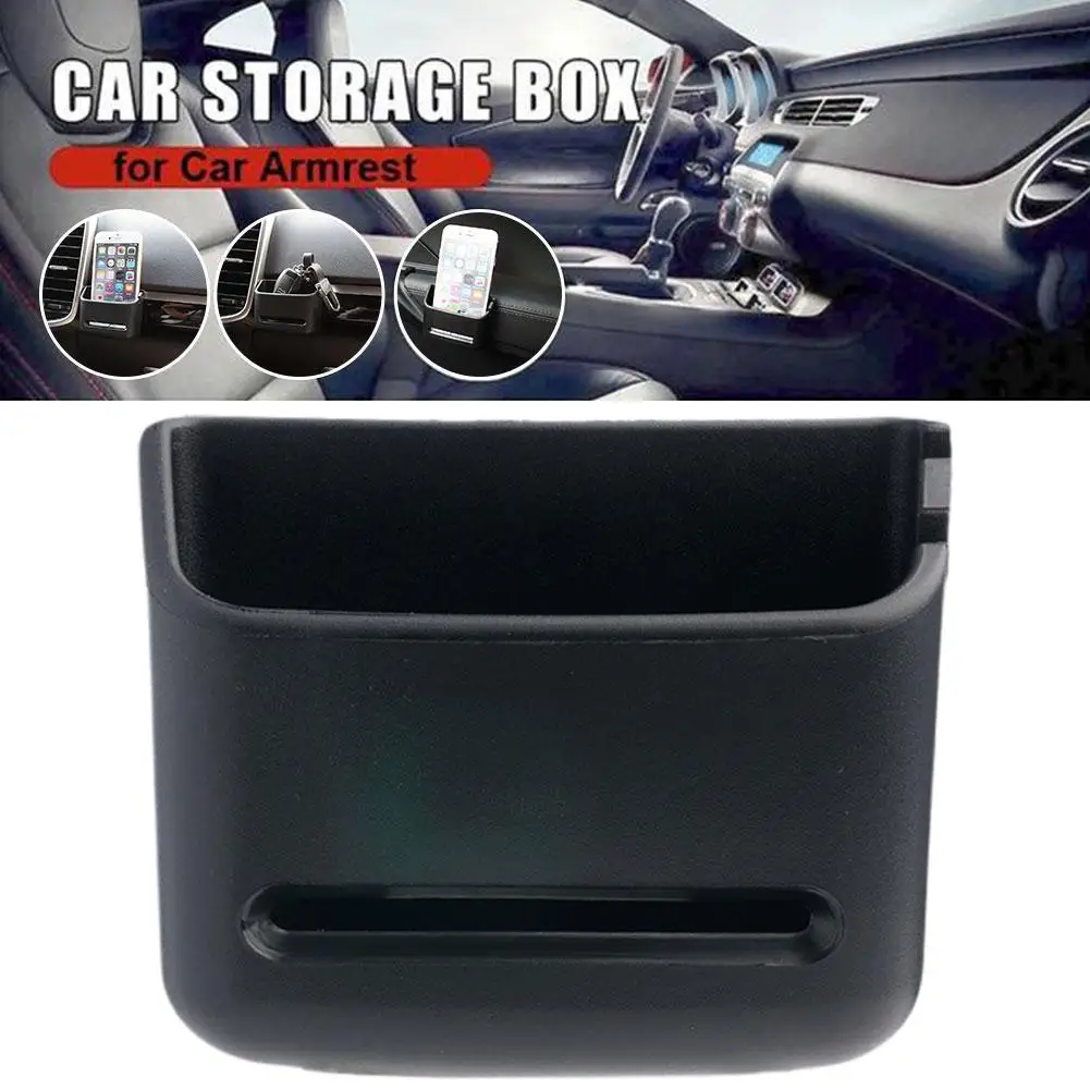 Universally Car Storage Box For Coin Card Phone Holder Auto Interior Sundries Bracket Soft PVC Car Organizer Box Accessories
