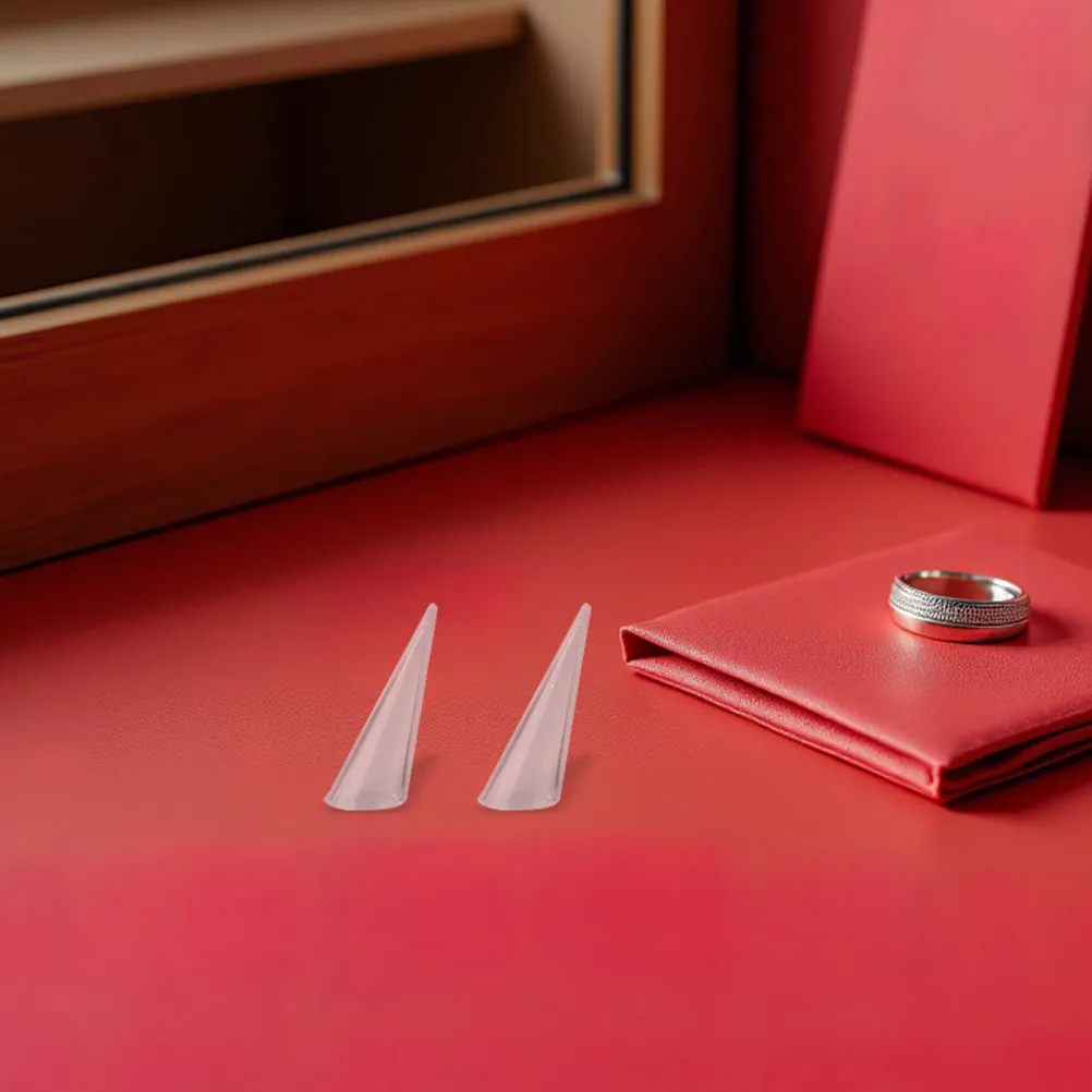 

Набор из 15 акриловых конусных подставок для демонстрации колец, стабильные держатели для ювелирных изделий, для продавцов, ритейлеров и личного использования, для демонстрации колец на пальцах