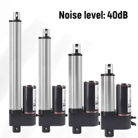 Telescopic Linear Actuator Reciprocating Push Rod 12V DC Stepper Motor Compatible Metal Gear Reduction Mechanism