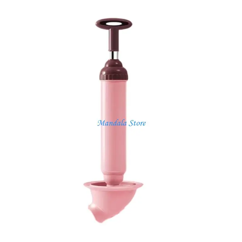 U2JC High Pressure Air Drain Clog Remover Tool Declogger Toilet Plunger With ABS Handle