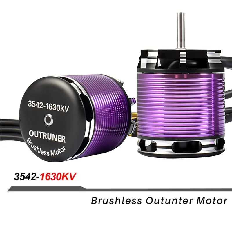 AS96-Brushless Motor ESC Combo AM32 For 1/10 1/12 RC Crawler Car- 3542 Outrunner Motor, 80A ESC view 3