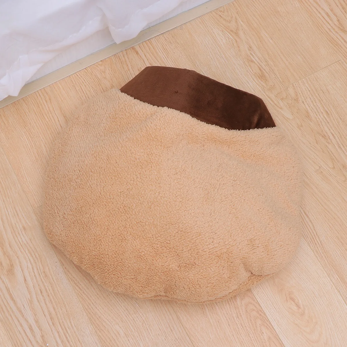 

Hamburger Shaped Dog Nest Small Kitten Cave Cat House Indoor Beds Nest Warm Sleeping Pet Supplies Bag Pet Supplies