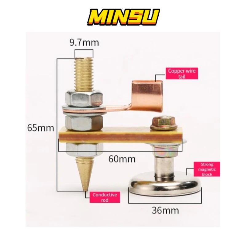 

Strong magnetic ground fixing tool