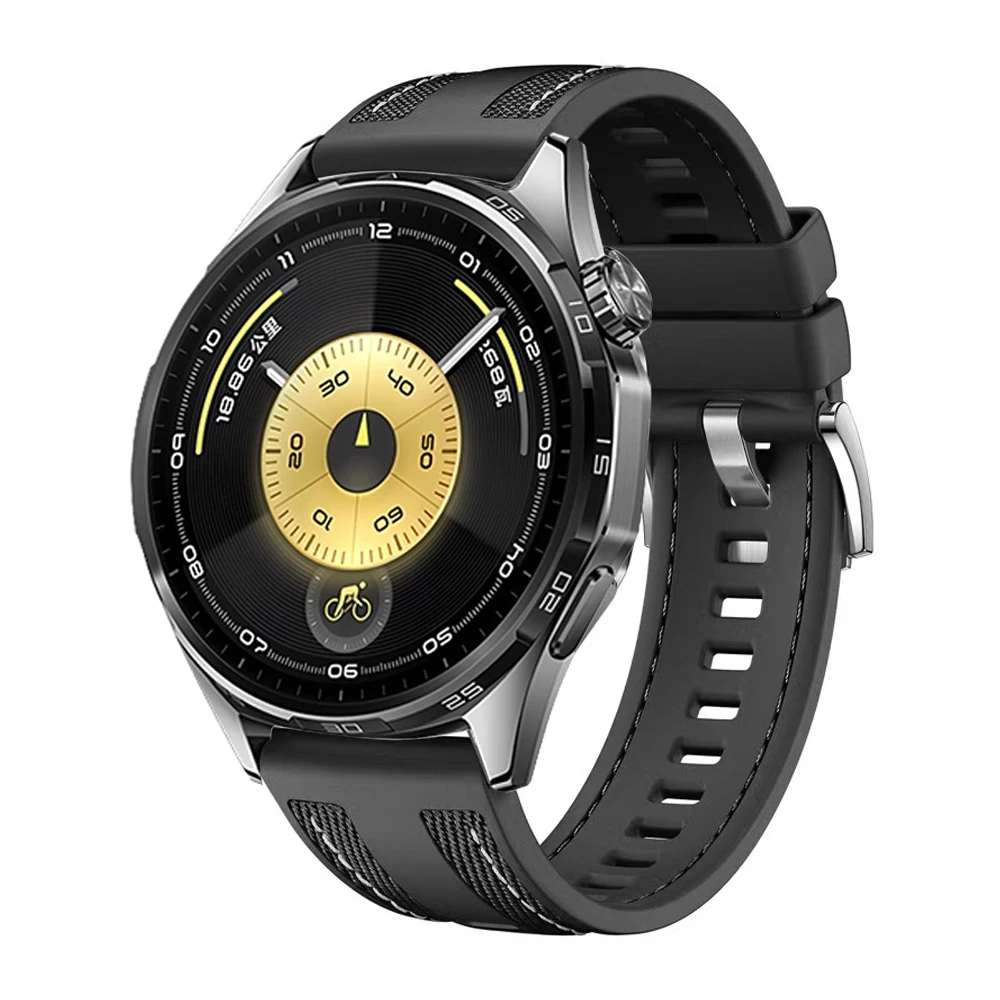 Official Strap For HUAWEI WATCH GT 6 5 4 46mm Watch 6 4 5 Pro GT 3 2 Pro 46mm 22mm Nylon Sports Composite Silicone Band Bracelet