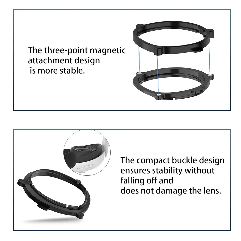 Montures de lunettes magnétiques pour Oculus et Meta, verres optiques anti-lumière bleue, protection VR, accessoires pour Quest 3