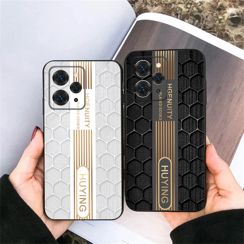 

Rose purple honeycomb For Redmi Note 9 9S 10 11 12 12S 13 Pro+ Plus 5G India 14 Pro 4G Global 14S 13C 14C TPU soft phone case