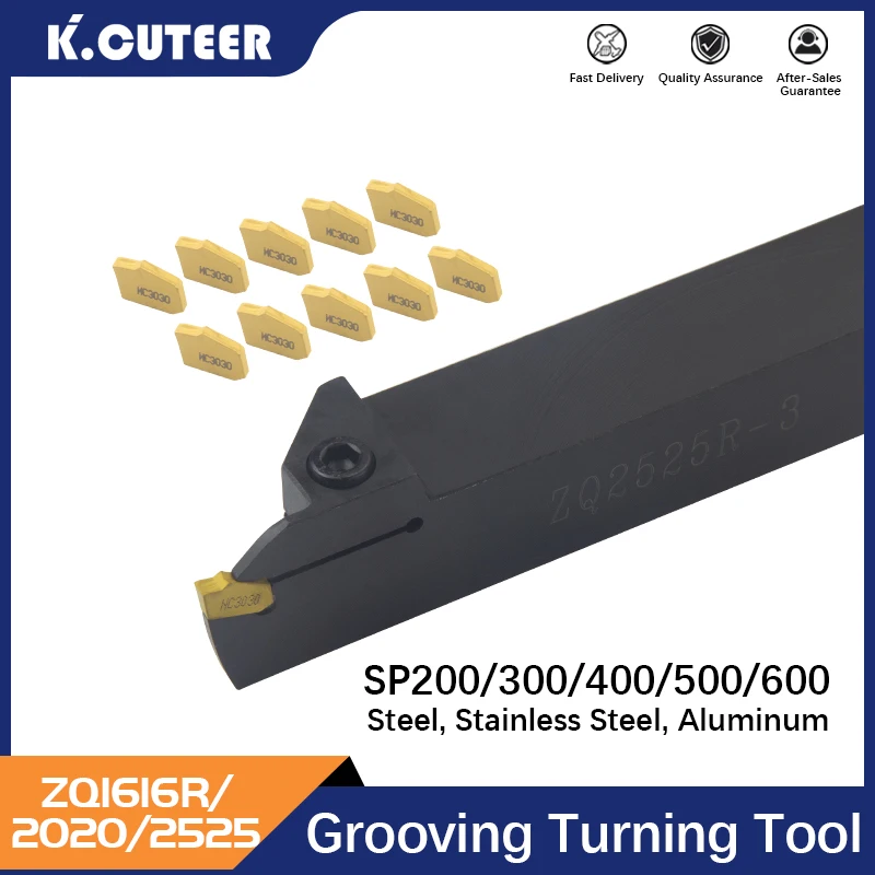 Ferramenta de Corte para Máquina de Torno Cnc de Ranhuramento de Largura Ferramenta de Corte com Lâminas de Metal
