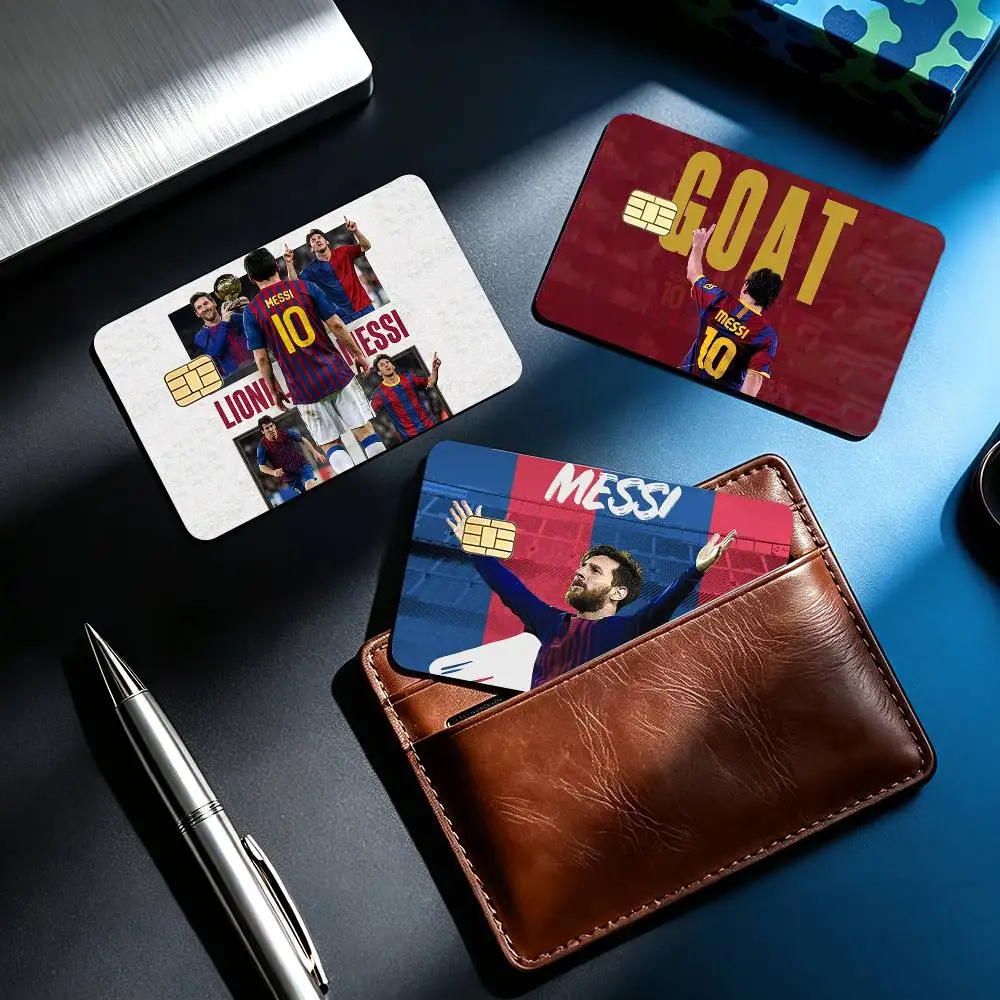 Argentina L-Lionel Messi-i  4pcs 1Set Card Stickers Small Waterproof Chip 4PCS Card Sticker Anti-Scratch