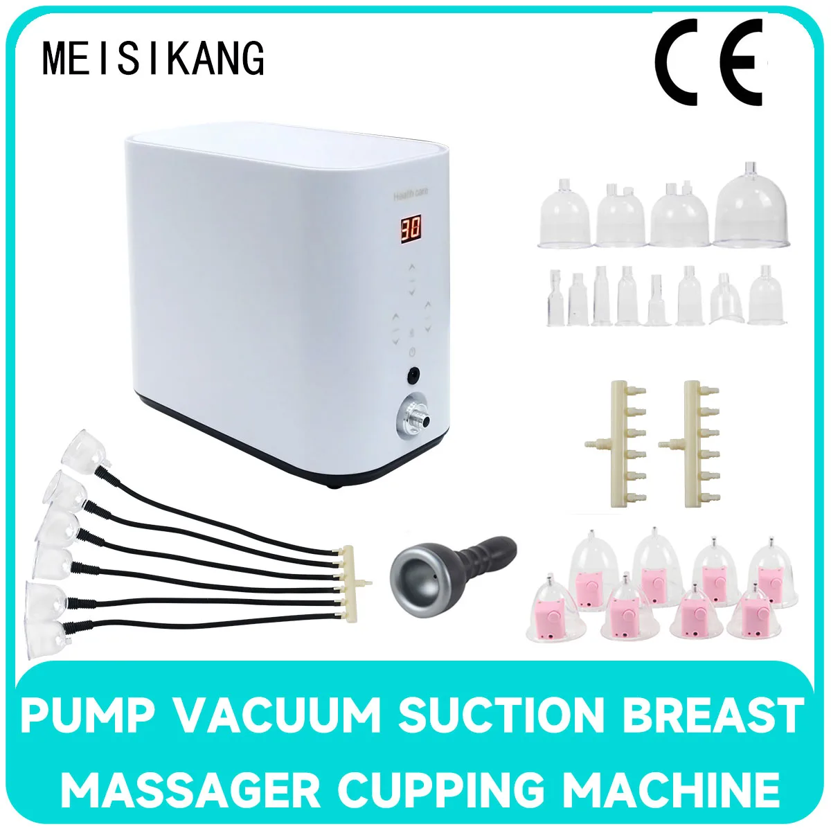 

MEISIKANG Multifunction Vacuum Massage Breast Enlargement Body Shaping Butt Lifting Massager Beauty Device