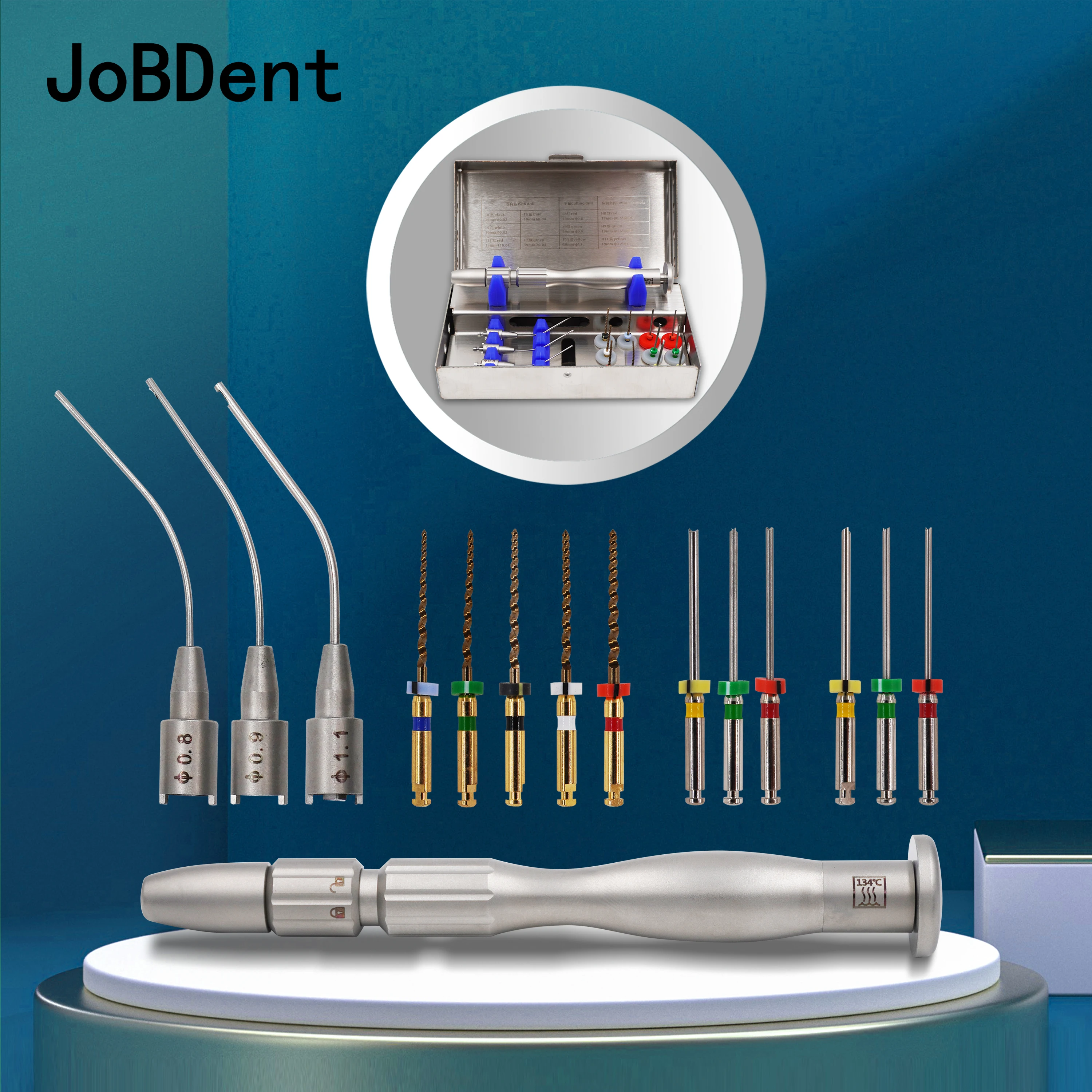 Dental Endo Broken File Removal Instrument Set Endodontic Endo File Removal System Root Canal File Extractor for Clinic