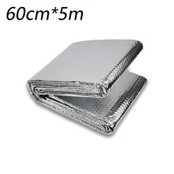 Radiator Heat Reflector Back Foil Heat Reflective 5M Heat Energy Saving Film Pad Wall Thermal Insulation Aluminum Film