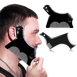 2Pcs Kit Beard Template Men Lines Symmetry Beard Shaping Styling Stencil Tool Trimming Beard Shaper Styling Shaping Tool