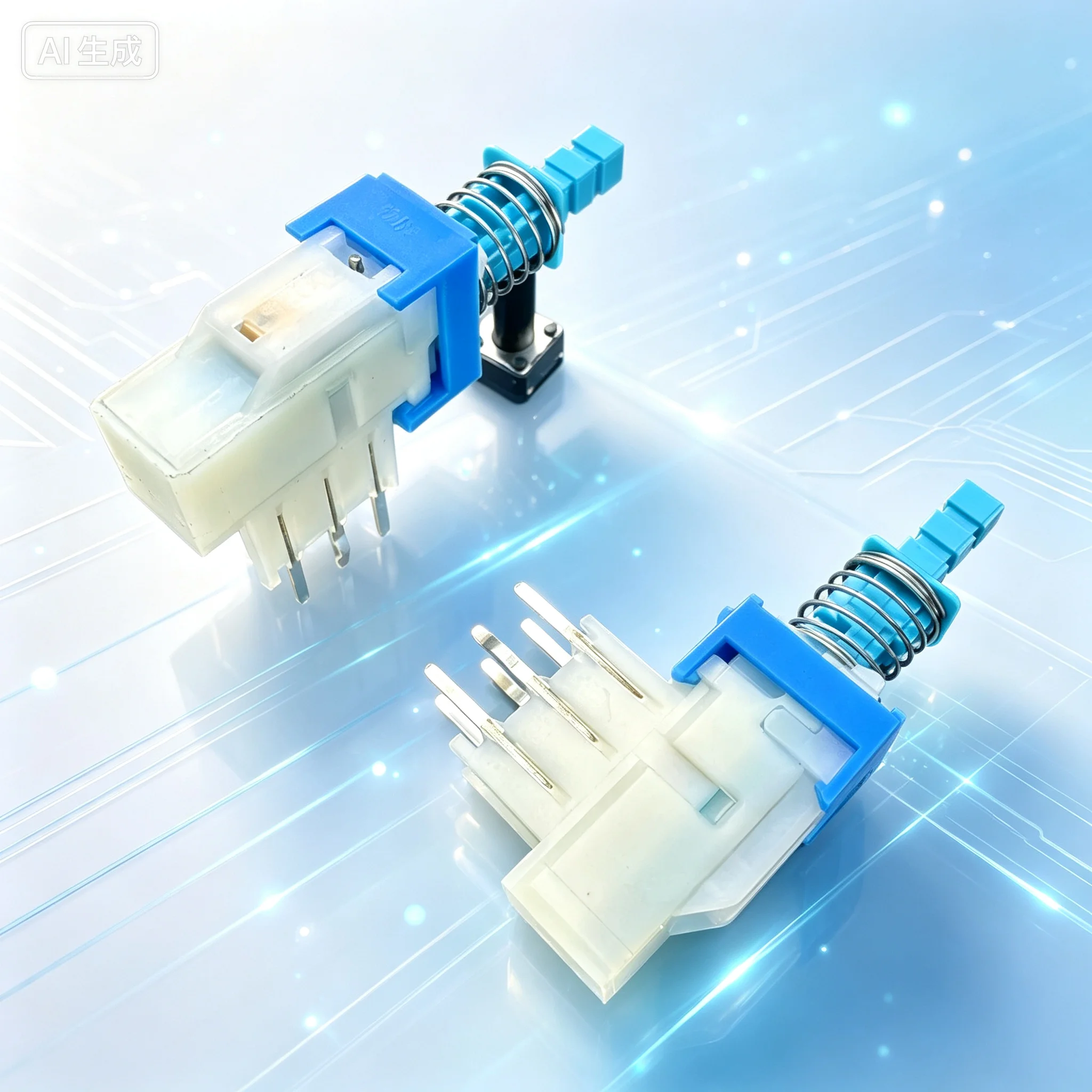 Key for SPUL191400 6 Pin Latching Push Switch  10pcs