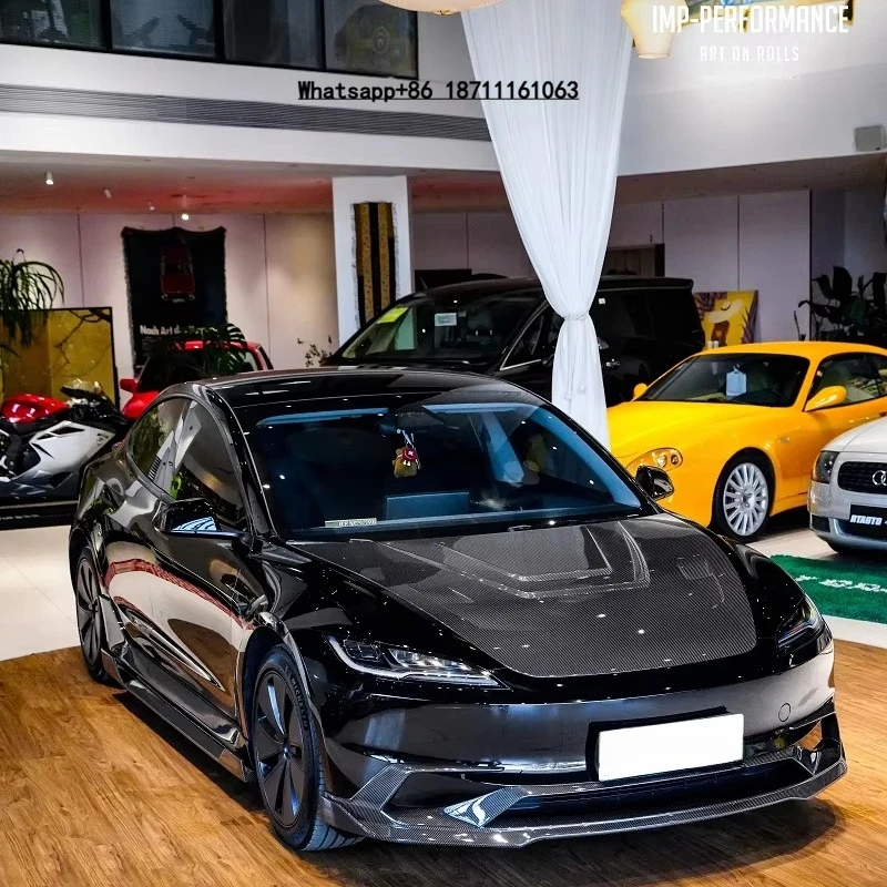 IMP Carbon Fiber 2024-2026 Model 3 Highland RWD AWD Performance Body Kit Hood Front Lip Side Skirt Rear Diffuser Trunk Wing