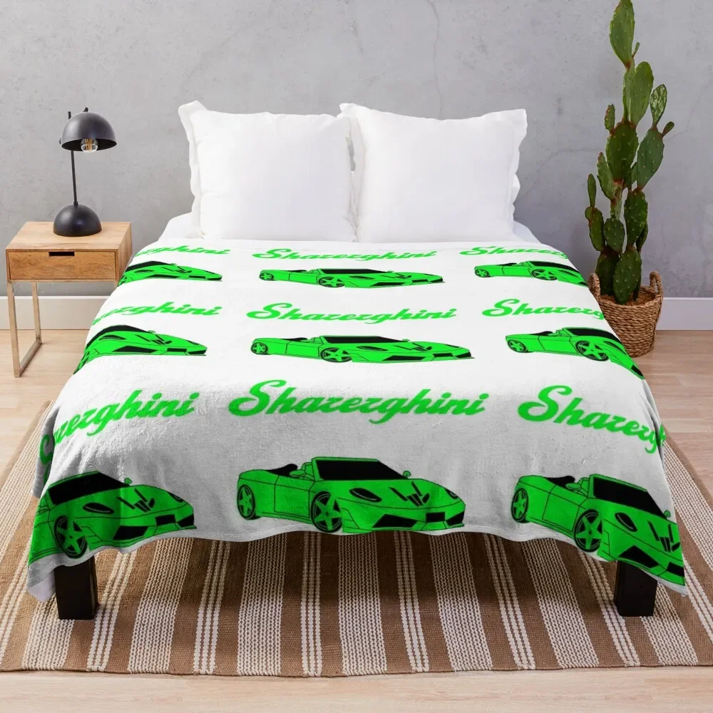 sharerghini, sharerghini merch,sharerghini Green, Sharerghini Hoodie, sharerghini t shirt, Sharer car, share, Throw Blanket