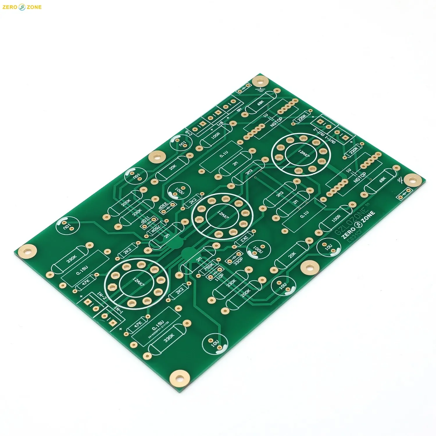 لوحة مضخم للصوت من zerozhifi بأبعاد 12 ax7 بأبعاد RIAA ملم قاعدة على سماعات أذن طقم مضخم للصوت طراز EAR834 PCB