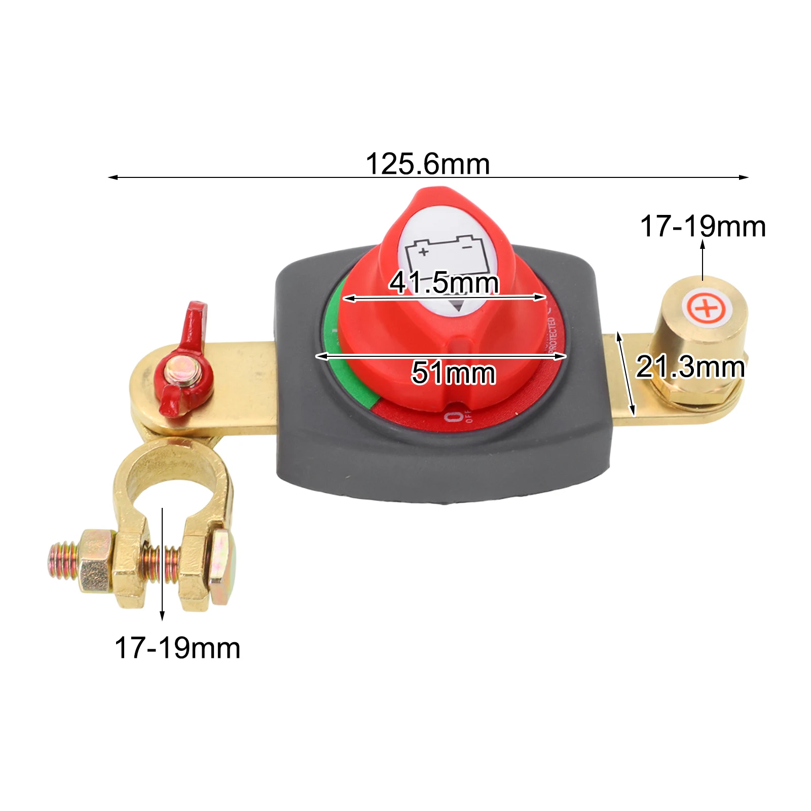 As Shown In The Picture Battery Disconnect Switch Ergonomic Battery Disconnect Tool Battery Management 12-48V Battery Switch