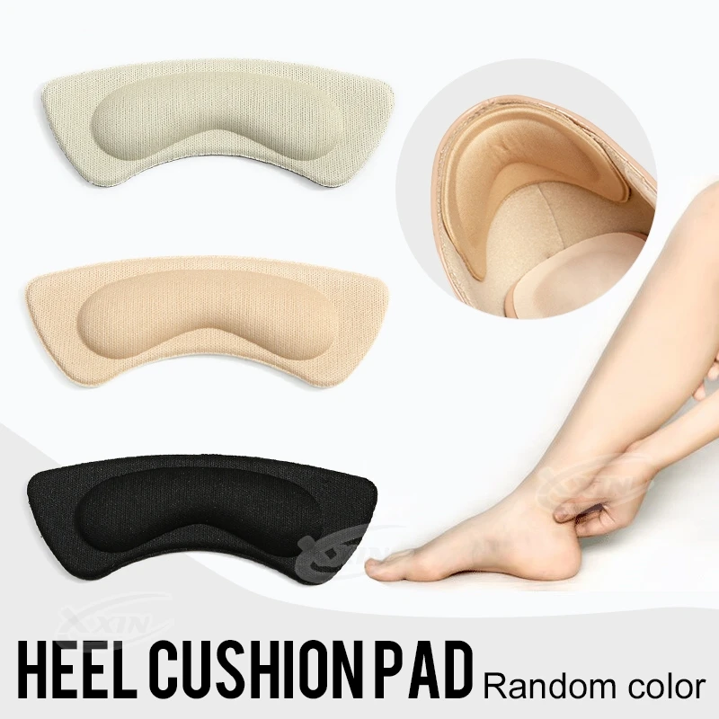 【Xxin】 1/2/3 Pair Heel pad Soft Foam High Heel Insole Anti-wear Anti-drop  Adjust Size Foot Insert Relieve Foot Pain