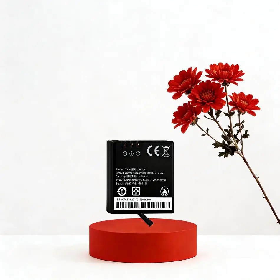 

Аккумулятор AZ16-1 1400 мАч с быстрой зарядкой для экшн-камер Xiaomi YI 4K, 4K+ Lite, 360 VR с отличной работой при низких температурах