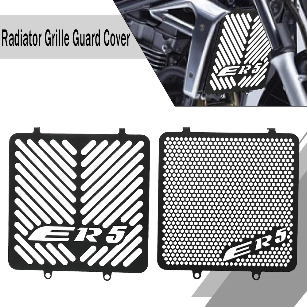 

Motorcycle Radiator Grille Guard Protection Cover Protector For Kawasaki ER-5 ER 5 1997-2006 2005 2004 2003 2002 2001 2000 ER5