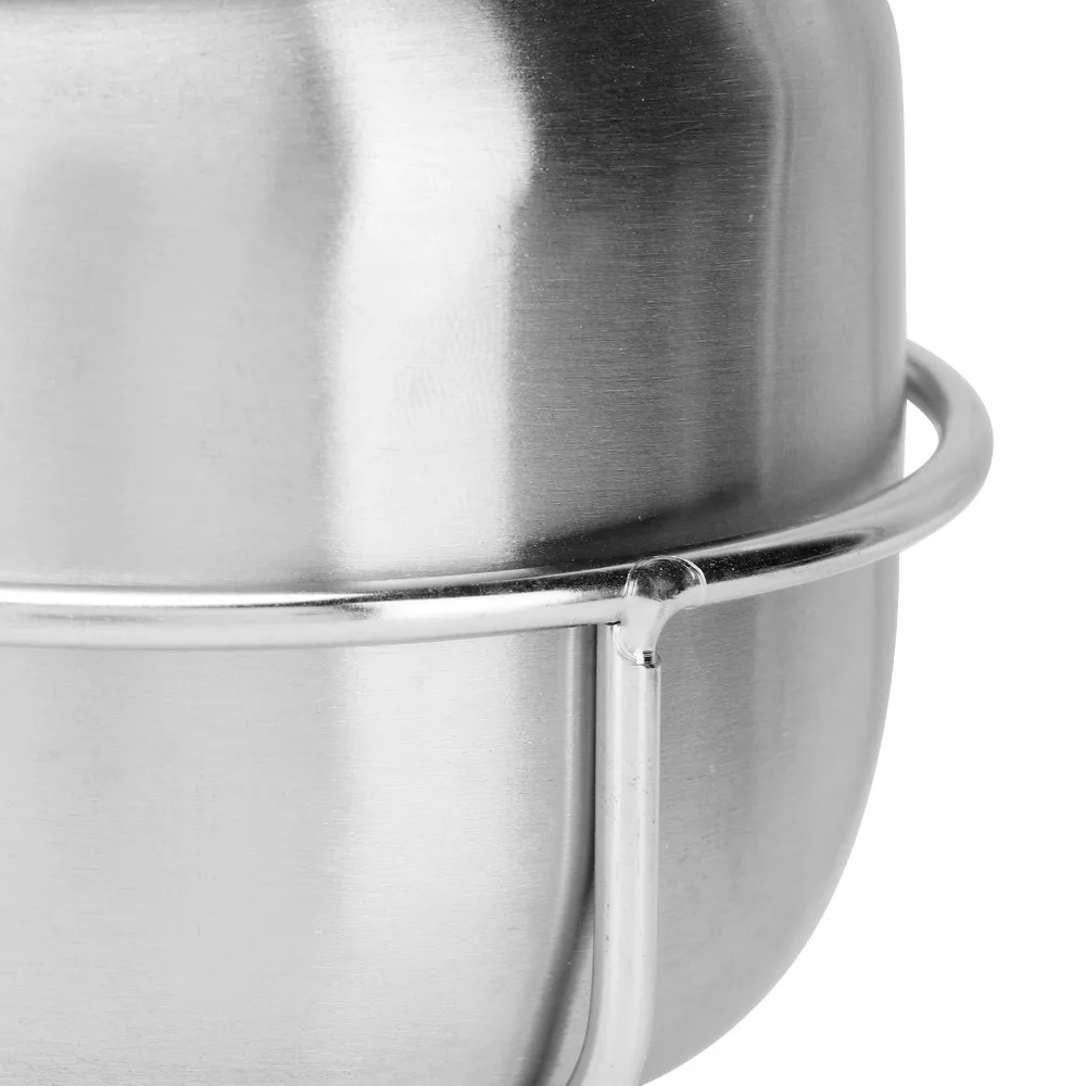 Durable 304 Stainless Steel Rotating Condiment Jar With Lid 250ml Spice Container Set With Spoon Spice Rack Set Camping