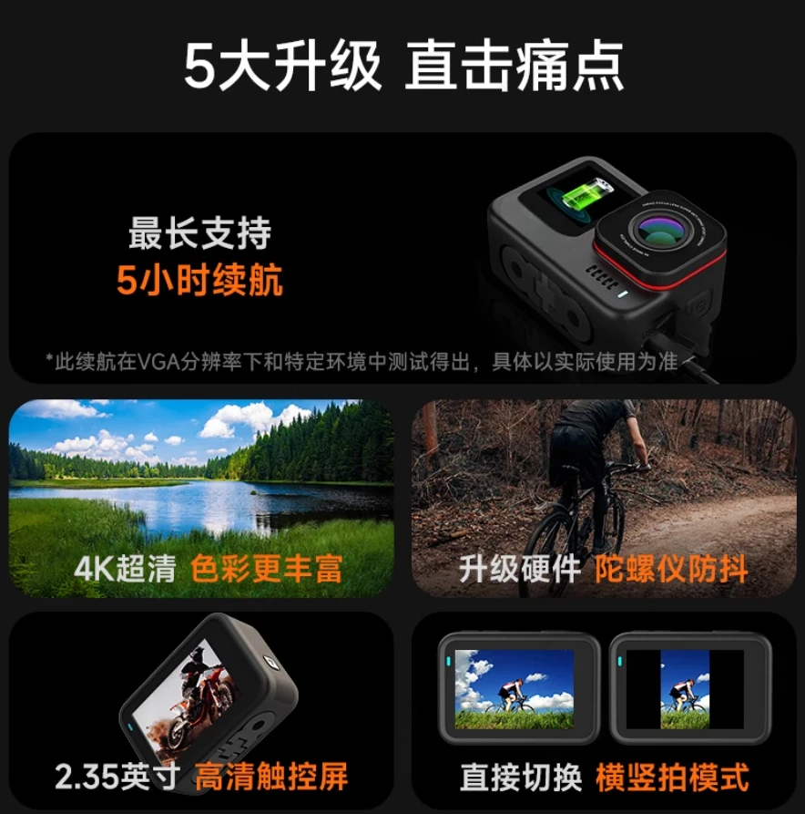 Action Camera Go Pro 8k 5k 4k 60fps Fhd 6-aixs Stabilizer Waterproof Sport Action Camera