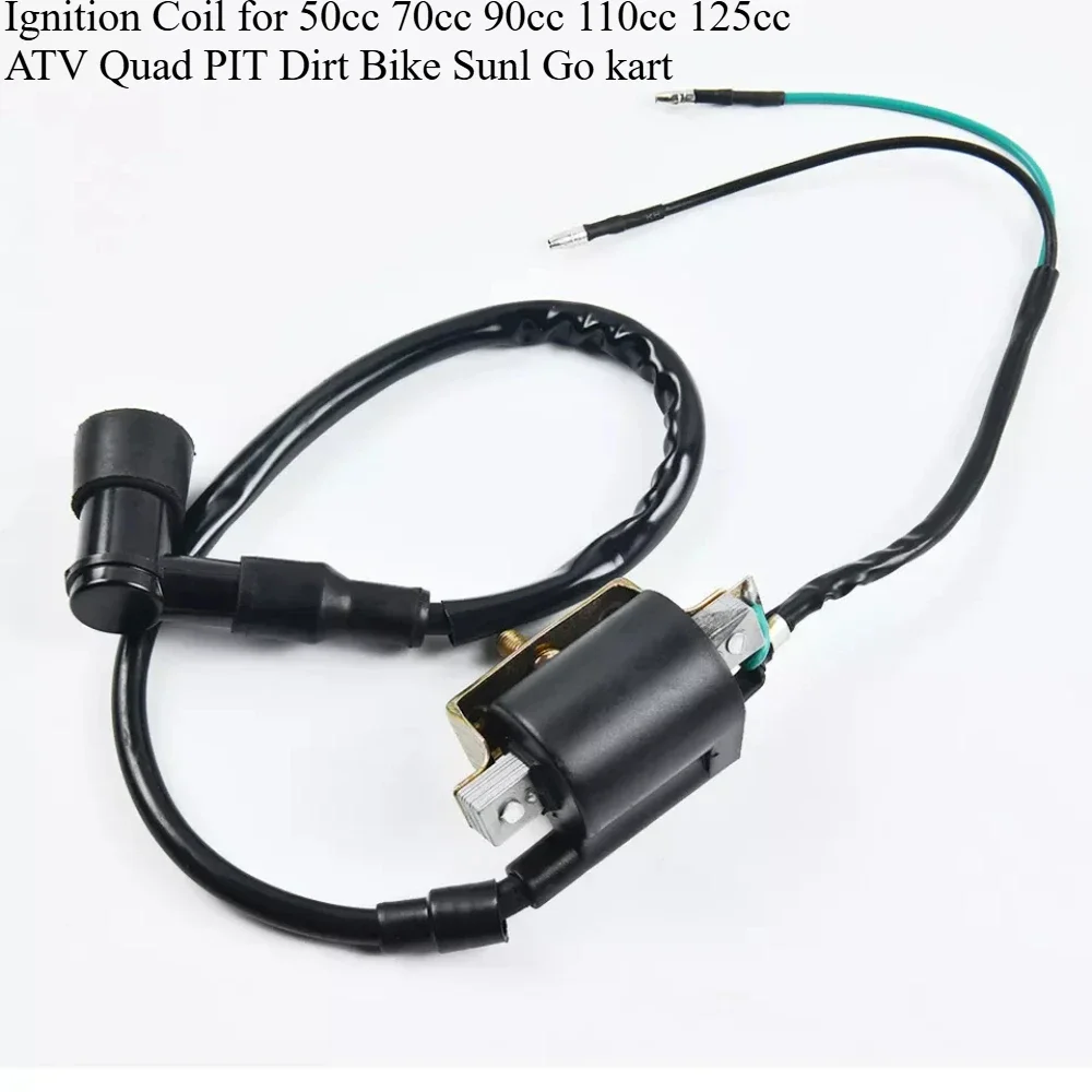 

Ignition Coil for 50cc 70cc 90cc 110cc 125cc ATV Quad PIT Dirt Bike Sunl Go kart