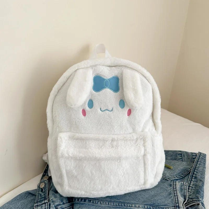 Sanrio Hello Kitty lindo y dulce bolso escolar para estudiantes Melody dibujos animados felpa Simple y ligero mochila de gran capacidad