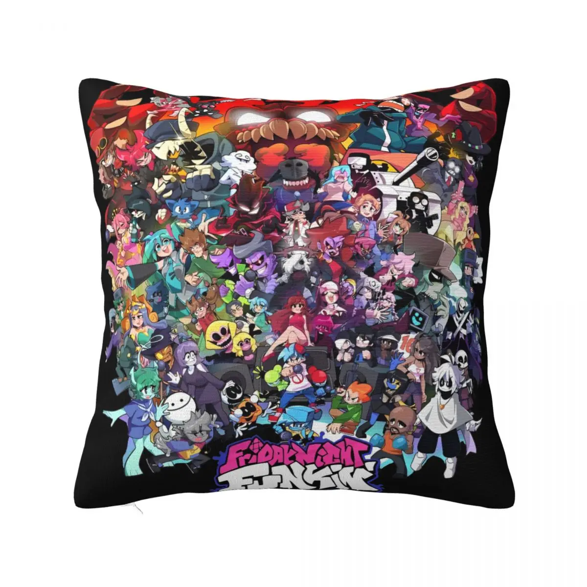 Friday Night Funkin Pillow Case FNF Games Gamer Cushion Cover Custom Zipper Decor Pillowcover for Sofa 18
