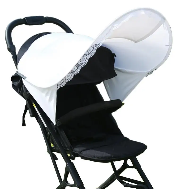 Sunshade For Stroller Anti-UV Canopy For Pushchair Easy Installation UV Block Stroller Awning Canopy For Walking Camping Picnic
