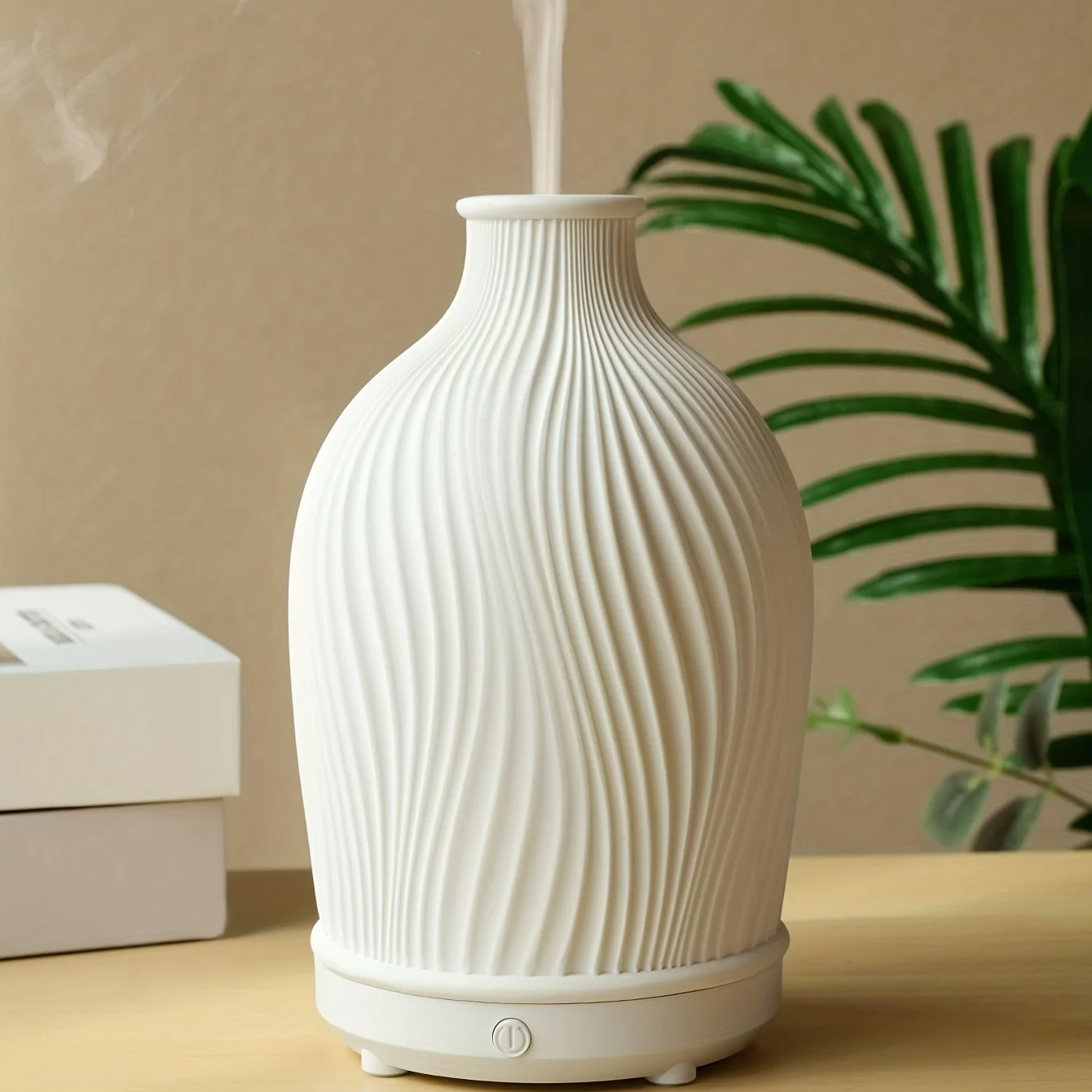 USB-Powered Ultrasonic Cool Mist Humidifier - Elegant White for Room Comfort & Ideal Gifting