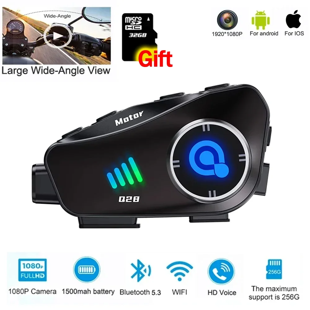 motorcycle-helmet-headset-moto-dvr-dash-camera-1080p-stereo-bluetooth-hands-free-call-ipx66-waterproof-1500ma-moto-earphone