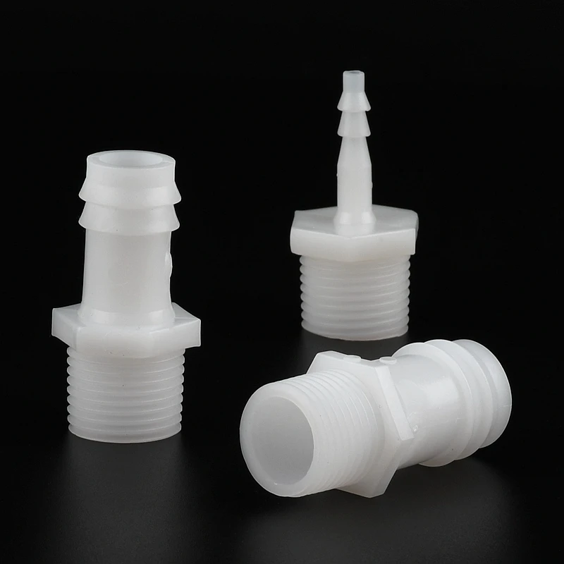 2~50PCS Plastic Pipe Fitting 4mm 6mm 8mm 10mm 12mm 14mm Hose Barb Tail 1/2