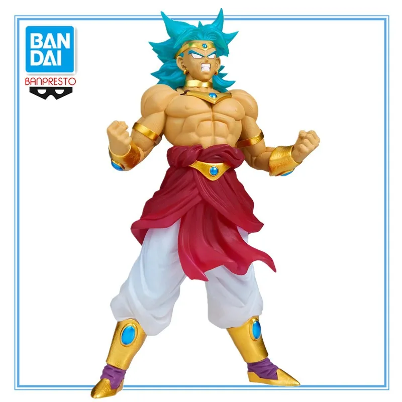 In Stock BANDAI Banpresto Dragon Ball Z Action Figures CLEARISE SSGSS Broly Anime DBZ Figurals Collectible Model Toy