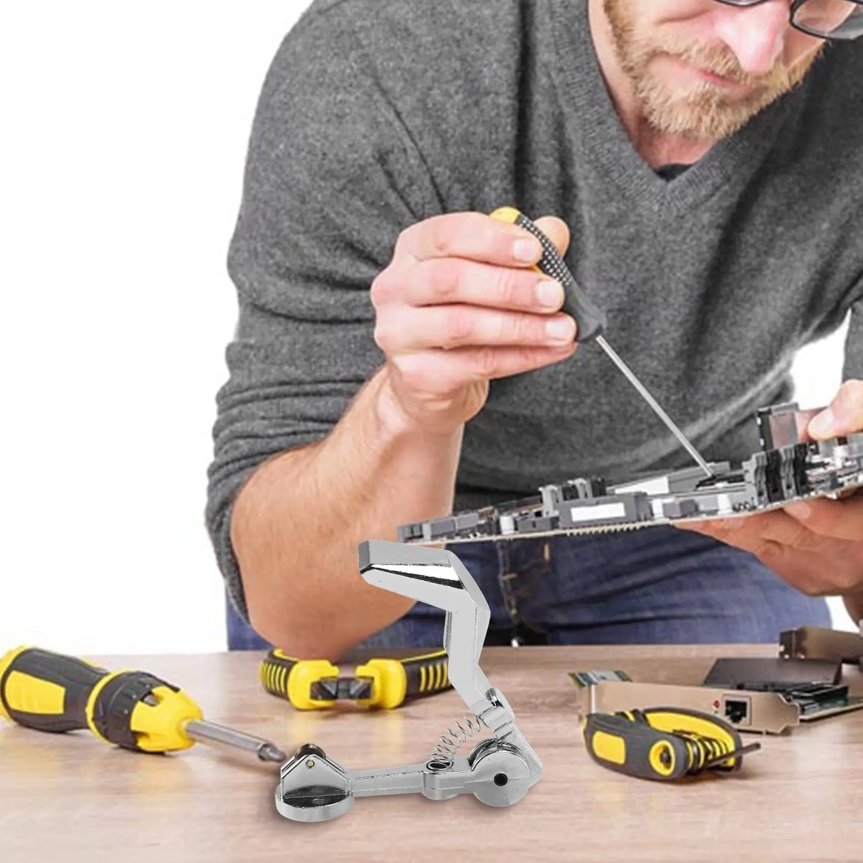 Ferramenta de corte aa73, tubo de plástico de vidro, cortador de tubos, máximo de 60mm de diâmetro, prata