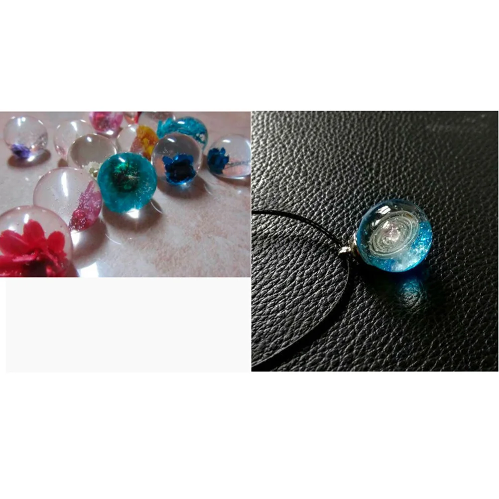 

9pcs Crystal Epoxy Silicone Molds Spherical Design Mini Star Ball Diy Crafts Durable Reusable Jewelry Accessories