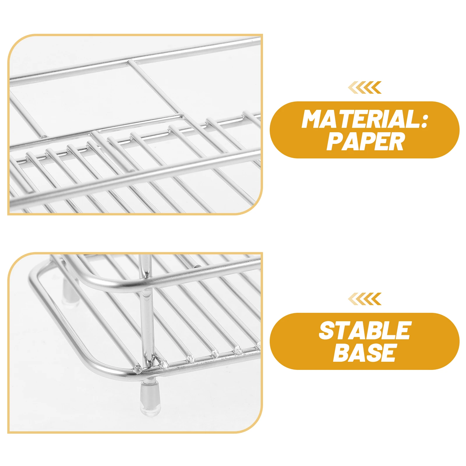 

Stainless Steel Toothbrush Holder Bathroom Organizer Rack for Toothpaste Electric Brush Stand Metal Storage Shelf