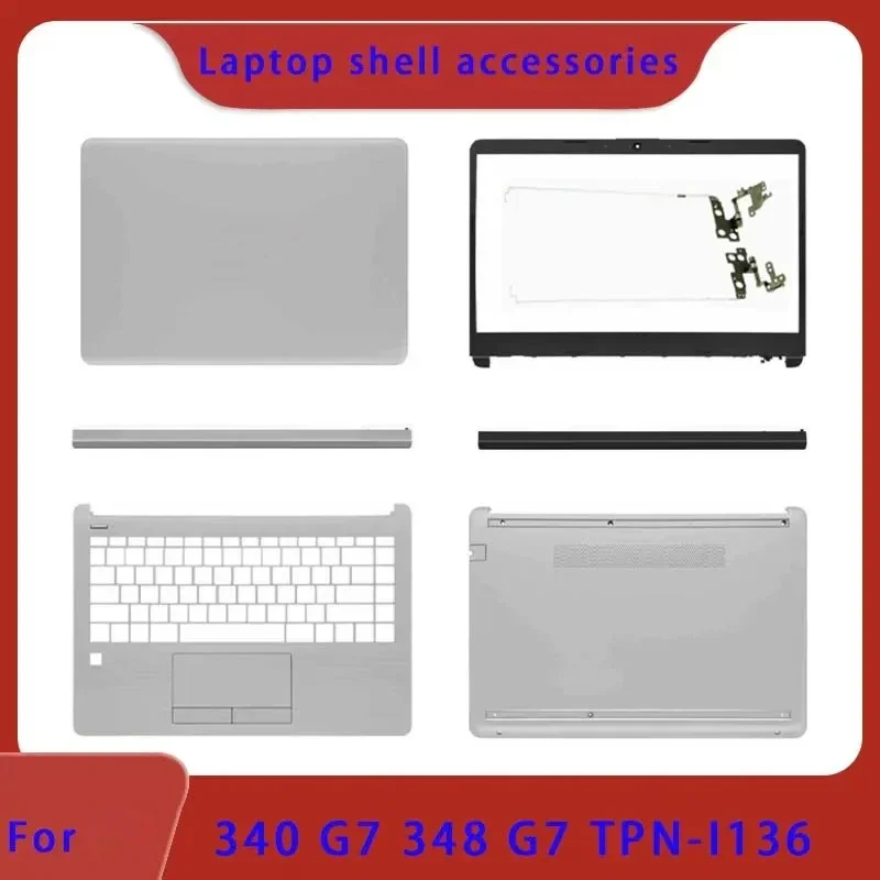 Brand new for  TPN-I136 340 G7 348 G7 laptop LCD back cover, front panel, palm rest, hinge cover bottom shell, ABCD cover