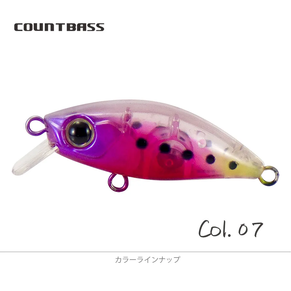 COUNTBASS Langsam sinkender Minnow 43 mm 1-3/4" 4,8 g 3/16 oz. Wobbler HardBait Plug Angelköder La Peche Au Leurre – Detail 18
