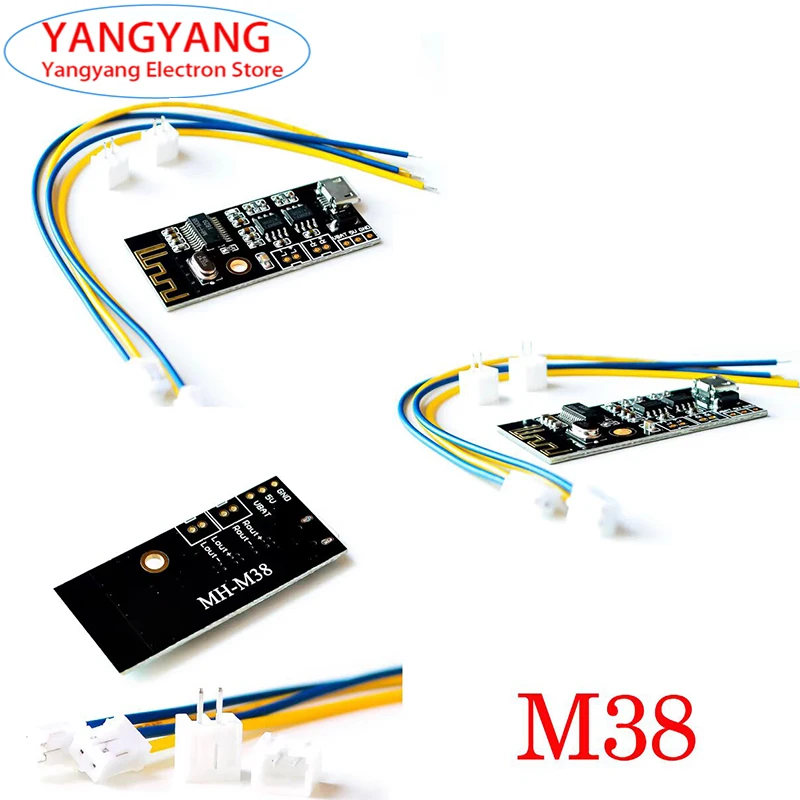 New Wireless Bluetooth Audio Receiver Board Module MH-MX8 M18 M28 M38 BLT 20M 4.2 5.0 MP3 Lossless Decoder Stereo Electronic DIY