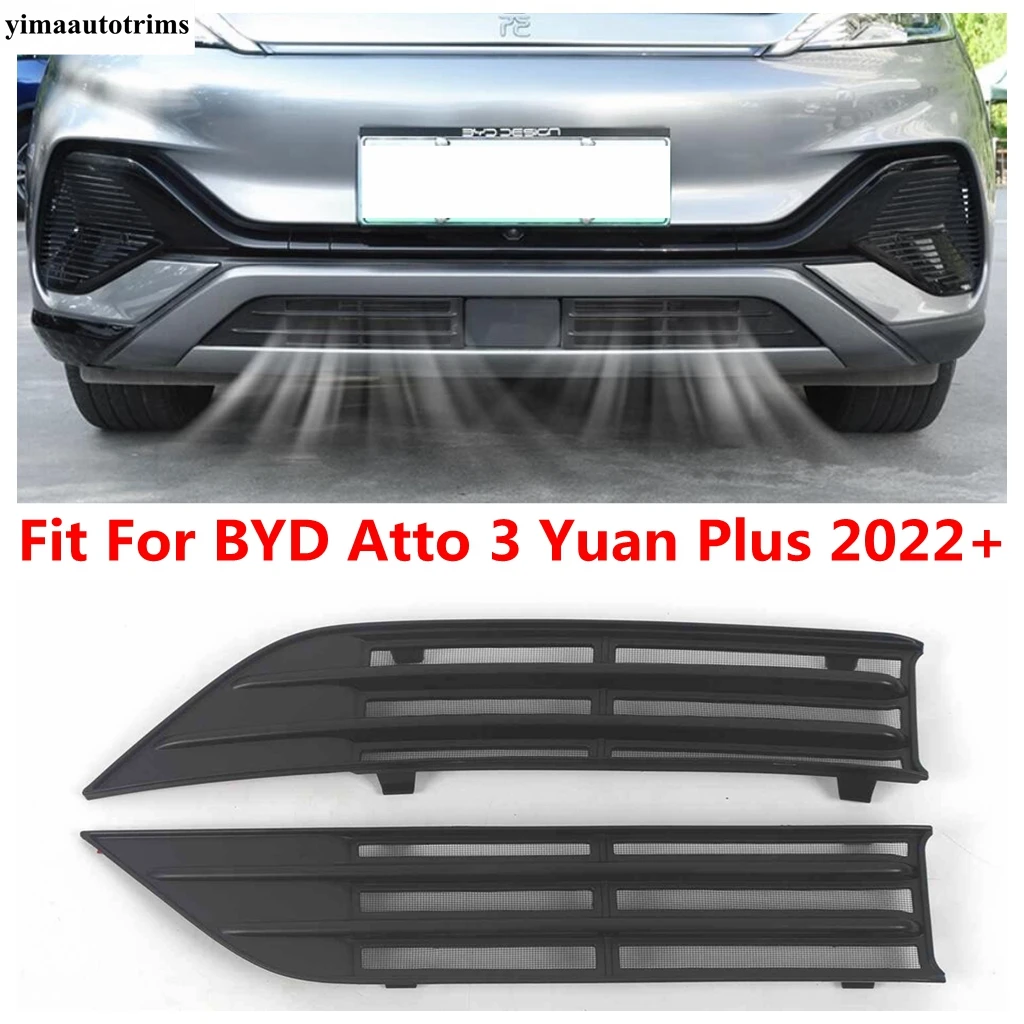 

Car Front Insect Screen Net Screenning Grill Mesh Protection Cover Accessories Exterior For BYD Atto 3 Yuan Plus 2022 2023 2024