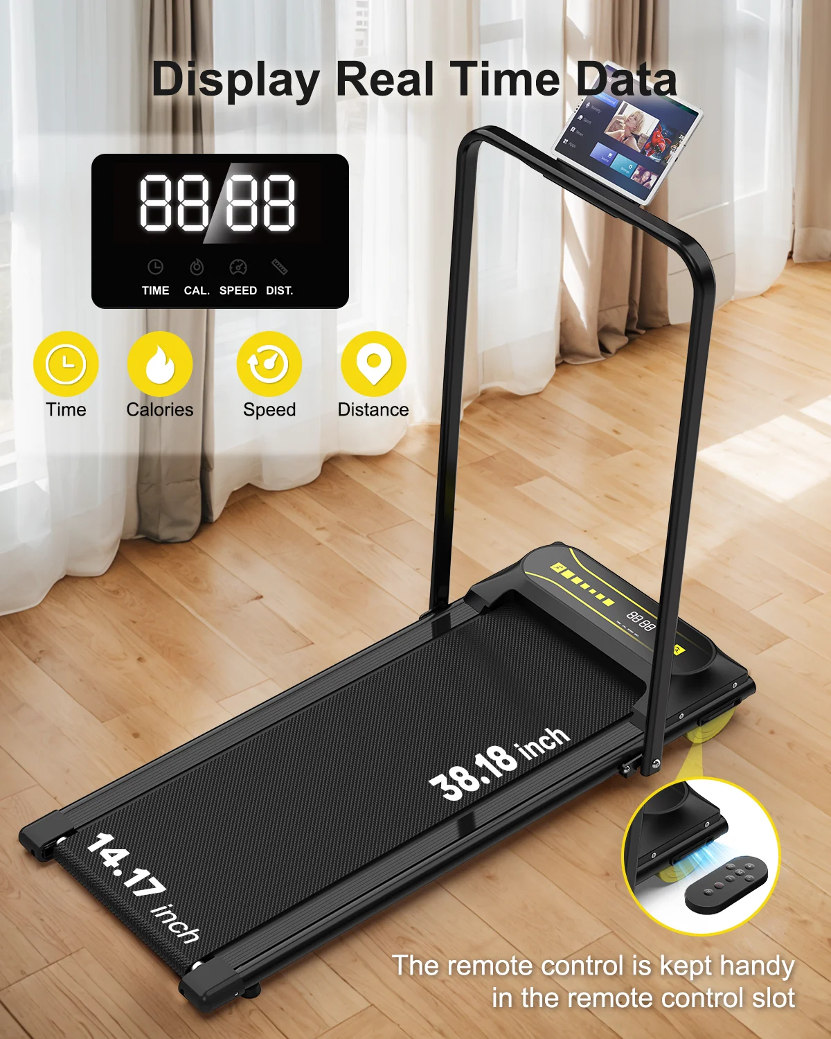 2.5HP 2-in-1 책상 아래 러닝머신 맞춤형 전동 접이식 도매 홈짐 워킹패드