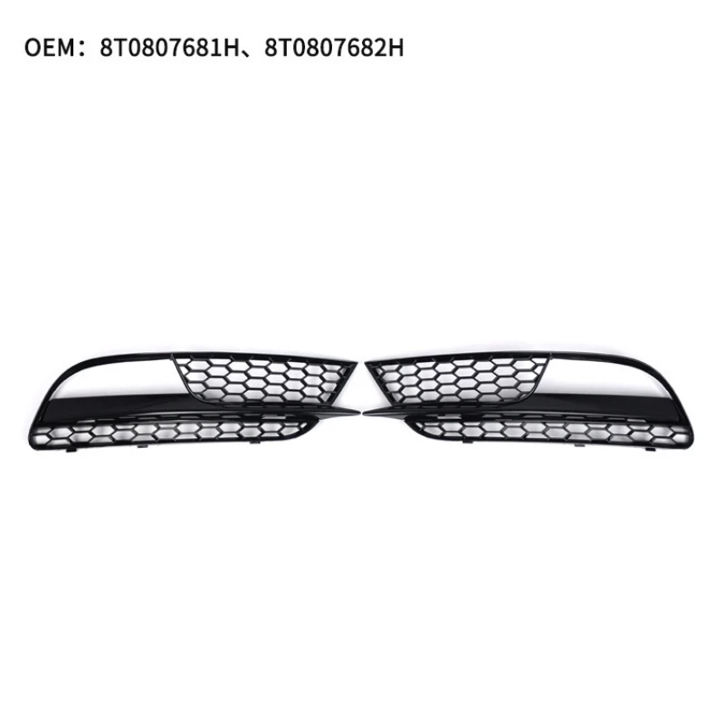 Fog Lamp Frame Front Bumper Lower Grille Net OEM 8T0807681H 8T0807682H For Audi A5 2012 2013 2014 2015 Fog light Shade Cover