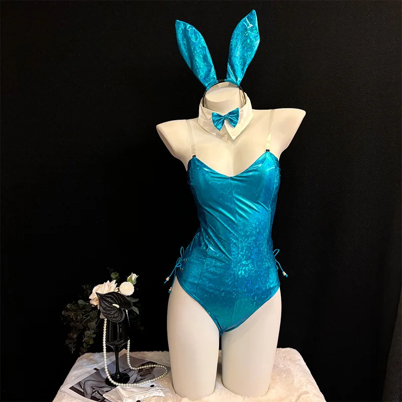 Anime Lovely Bunny Girl Cosplay Costume Sexy Laser Leather Bunny Girl Clothes Rabbit Bodysuit Suits Halloween Christmas Clothing - AliExpress 200000532 Anime Lovely Bunny Girl Cosplay Costume Sexy Laser Leather Bunny Girl Clothes Rabbit Bodysuit Suits Halloween Christmas Clothing - AliExpress 200000532