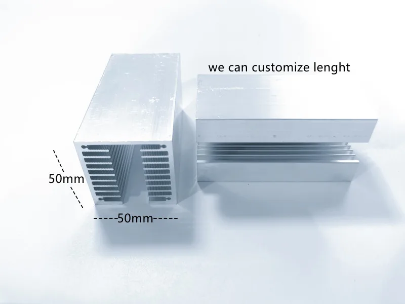 Radiatore in alluminio 50 * radiatore ventola radiatore MOS dissipatore di calore