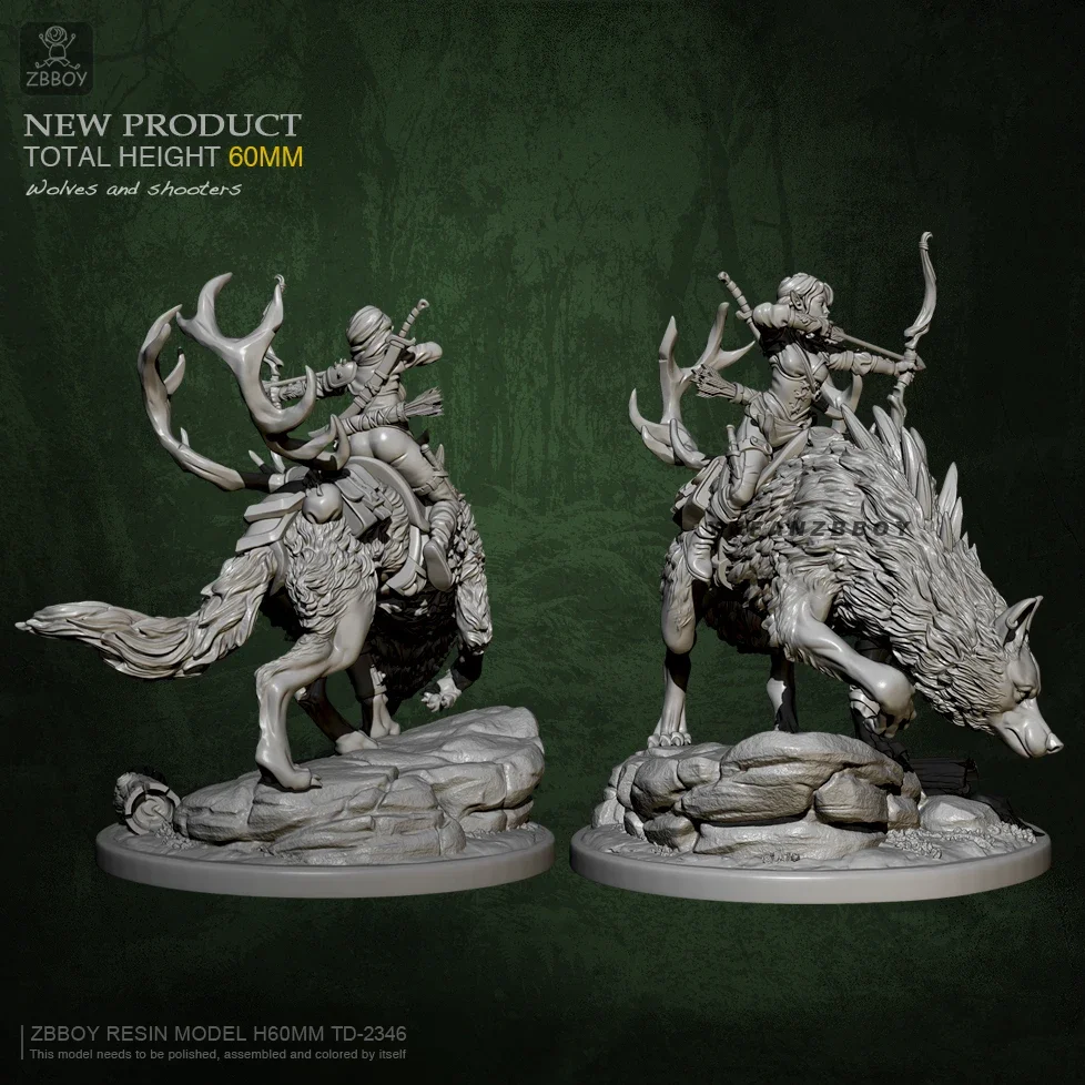 

60mm Resin Model Kit Colorless Self Assembly TD-2346