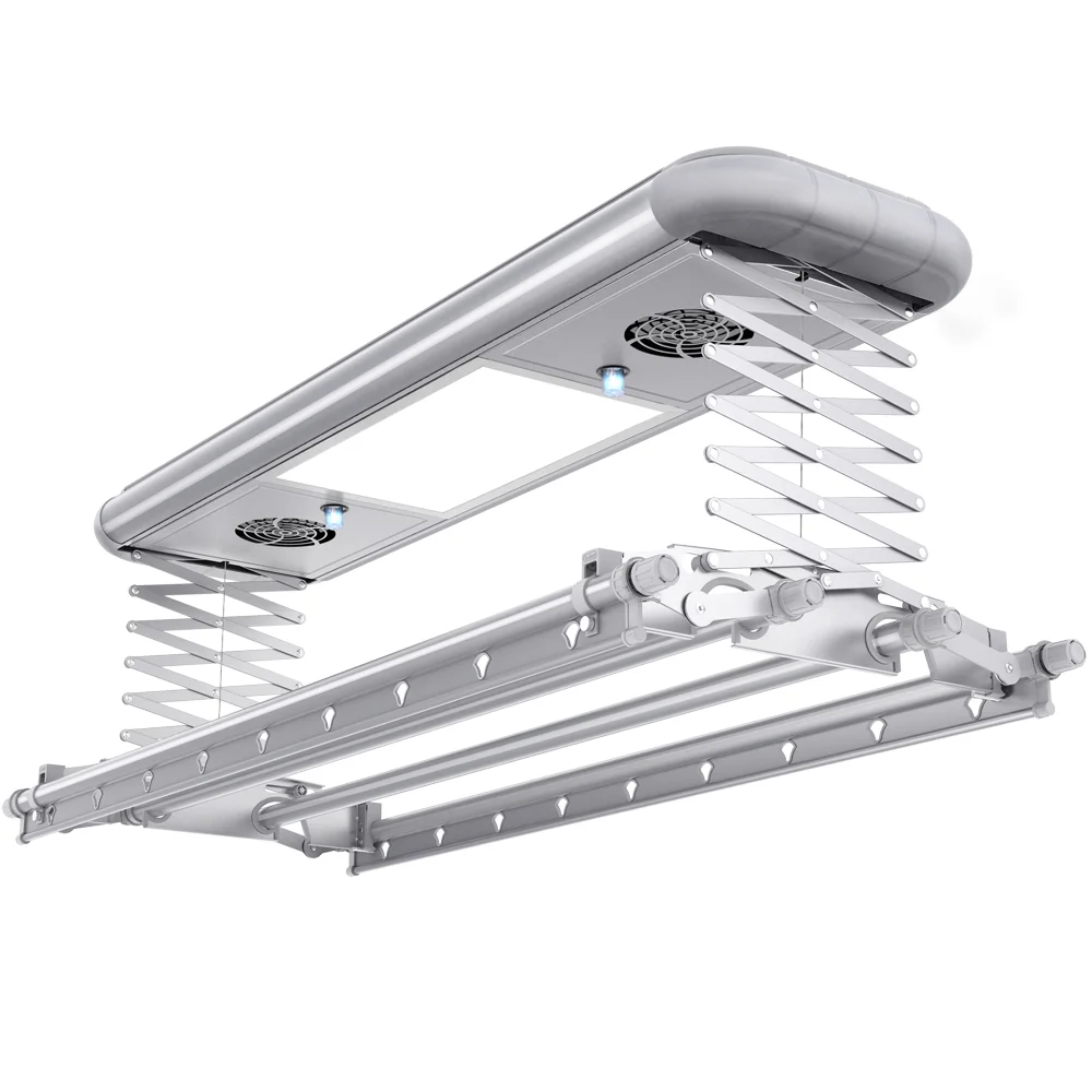 Clothes Rail Rack Luxury Smart Home Indoor Balcony Ceiling Automated Electric Clothes Drying Rack Clothes Hanger