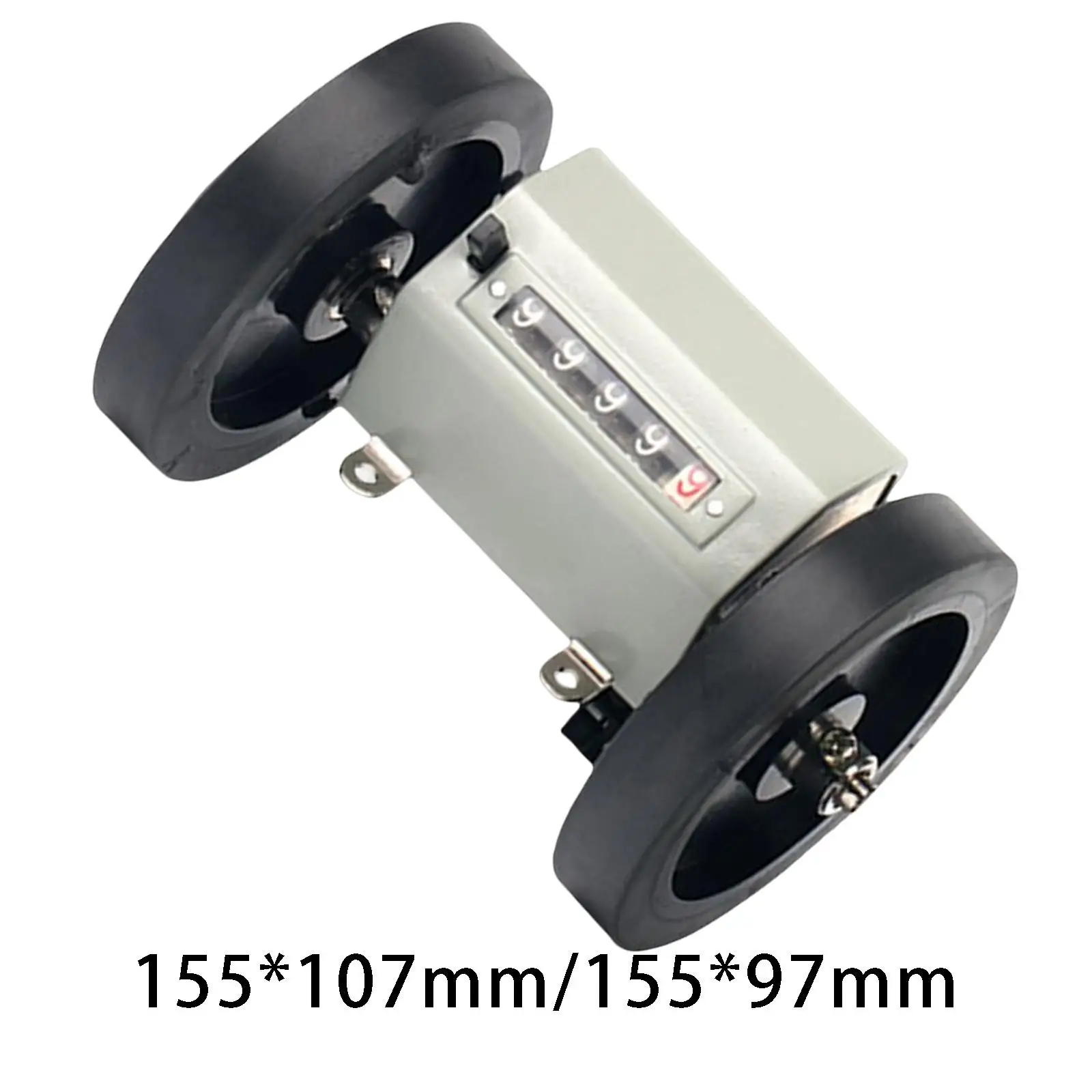 Meter Yard Rolling Length Counter Wheel 5 Digit Plastic Mechanism for Film Weaving Machine Measuring Tool